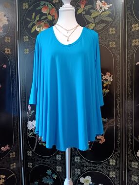Mittoshop Vibrant Turquoise Swing Tunic
